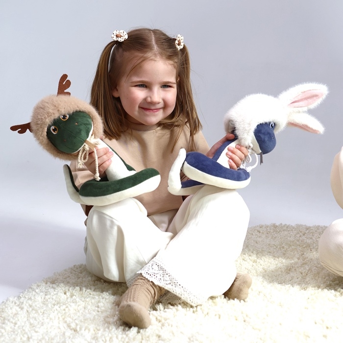 Новый год! Мягкая игрушка «Змей Бэмби», 20 см, цвет зелёный Новый год! Мягкая игрушка «Змей Бэмби», 20 см, цвет зелёный