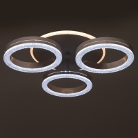 Светильник с ПДУ 74651/3+1 LED 75Вт диммер 3000-6000К белый 45х45х9 см BayerLux