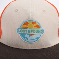 Кепка мужская с прямым козырьком Lost&found, сетка, р-р 56