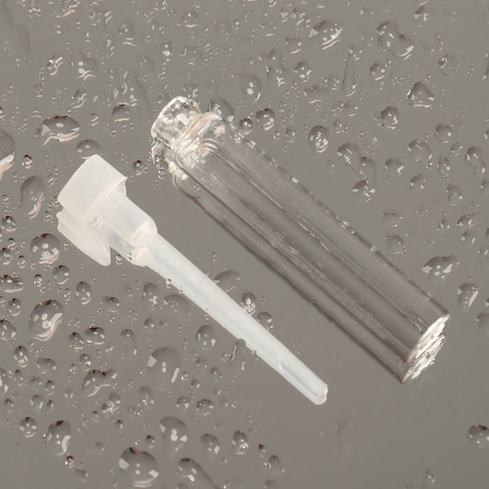 Флакон для парфюма, стеклянный, с аппликатором, набор - 10 шт, 2 мл, цвет прозрачный/белый Флакон для парфюма, стеклянный, с аппликатором, набор - 10 шт, 2 мл, цвет прозрачный/белый