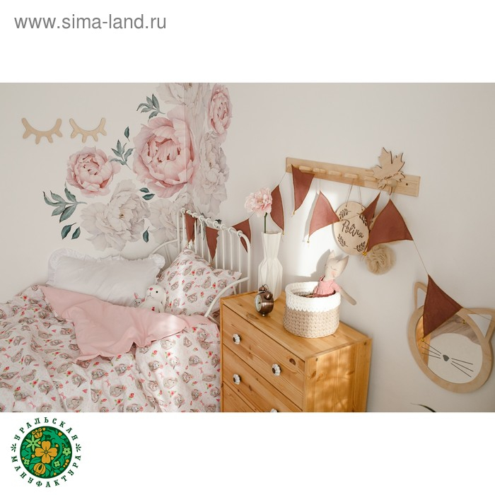 Постельное белье Постельное белье "Этель" 1,5 сп Любимая доченька 143*215 см, 150*214 см, 50*70 см -1 шт, 100% хлопок, бязь