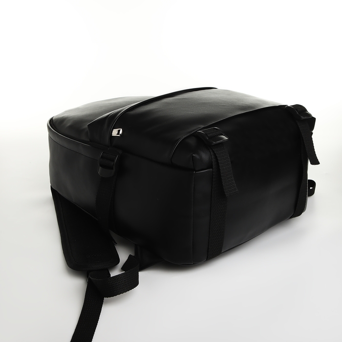 Рюкзак школьный на молнии, цвет чёрный Рюкзак школьный на молнии, цвет чёрный