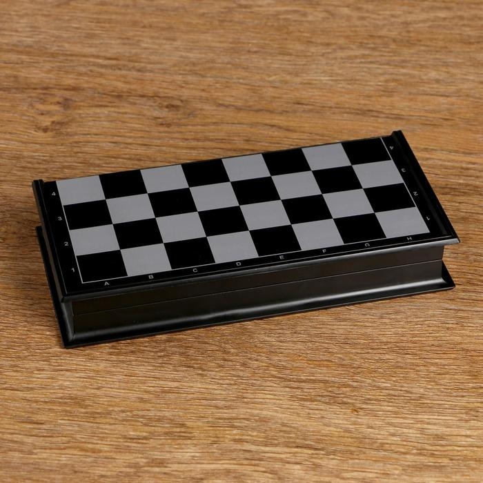 Настольная игра 3 в 1  Настольная игра 3 в 1 "Классика": шахматы, шашки, нарды, магнитная доска, 20 х 20 см