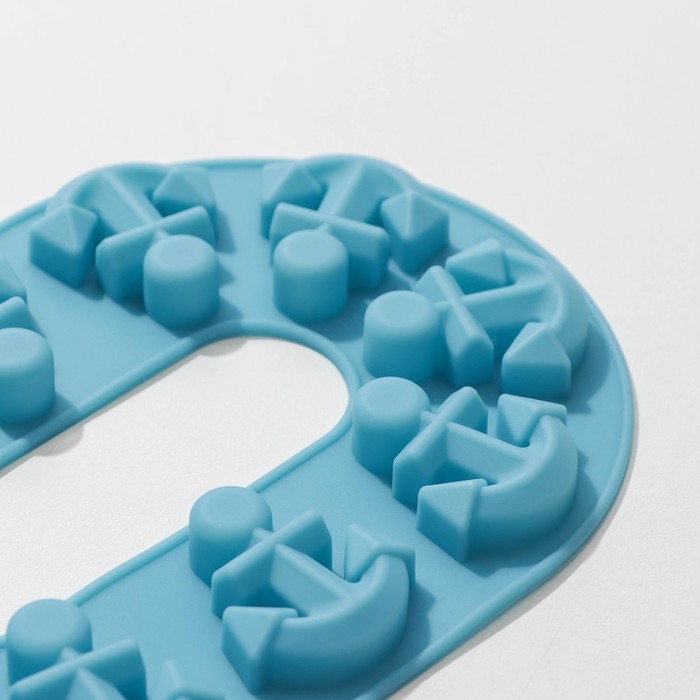 Форма для шоколада Доляна «Якорь», силикон, 20,5×13,5×1 см, 10 ячеек, цвет МИКС Форма для шоколада Доляна «Якорь», силикон, 20,5×13,5×1 см, 10 ячеек, цвет МИКС