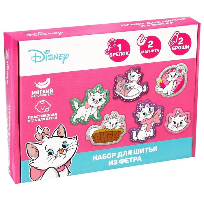 Набор для шитья из фетра с перфорацией Набор для шитья из фетра с перфорацией "Кошечка Мари", Коты аристократы