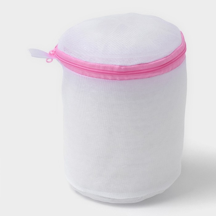 Мешки для стирки, 4 шт: L= 60×50, M=50×40, S=40×30, Цилиндр=15×16, цвет белый