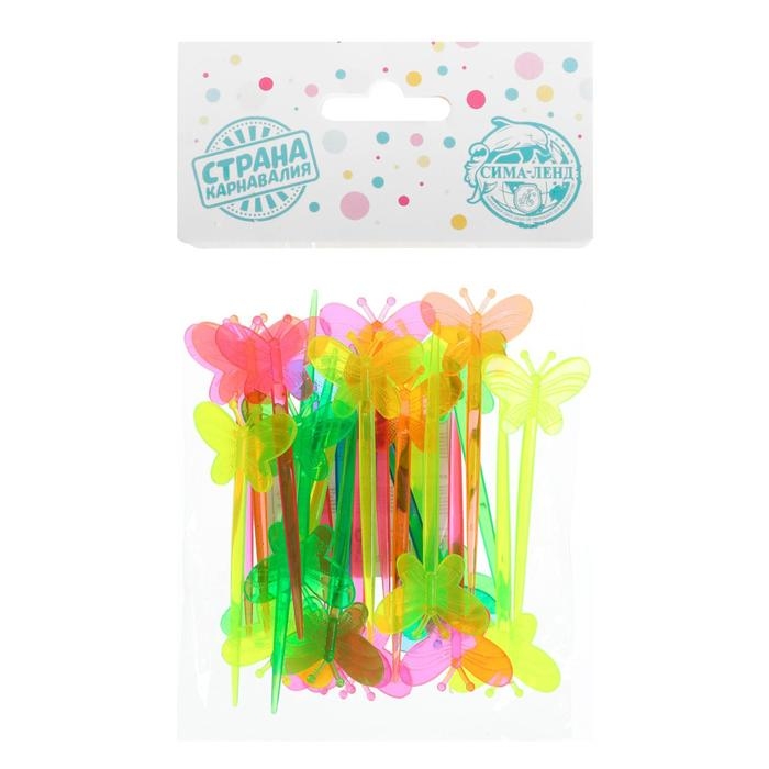 Шпажки для канапе «Бабочка» набор 24 шт. Шпажки для канапе «Бабочка» набор 24 шт.