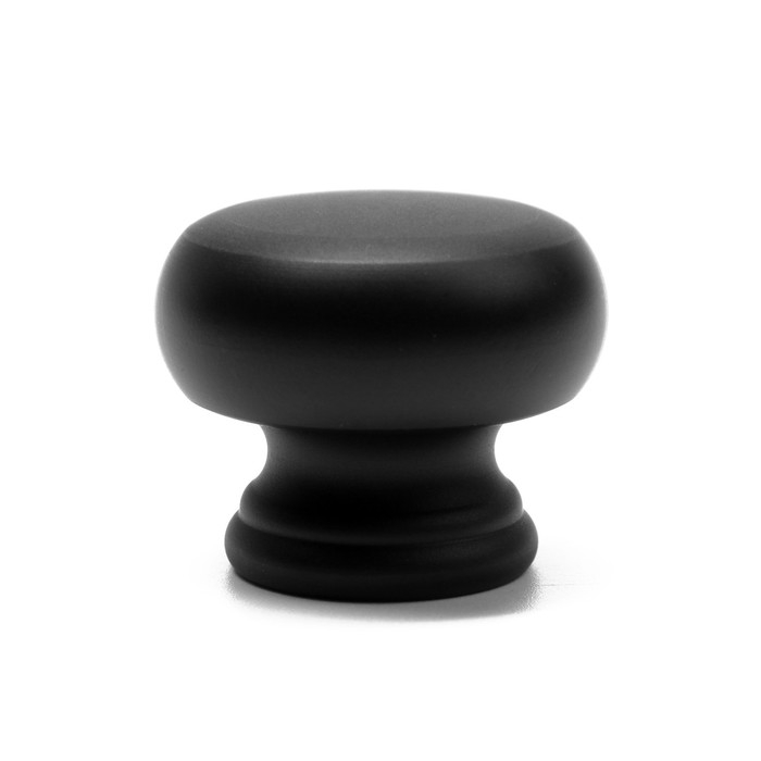 Ручка-кнопка CAPPIO, d=38 мм, вес 60 г, цвет чёрный Ручка-кнопка CAPPIO, d=38 мм, вес 60 г, цвет чёрный