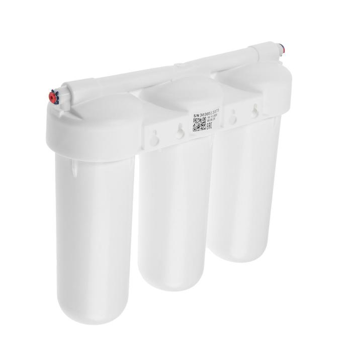 Система для фильтрации воды  Система для фильтрации воды "Аквафор" Трио Норма, РР5/В510-02/В510-07, 3-х ступенчатый, с краном, 2 л/мин
