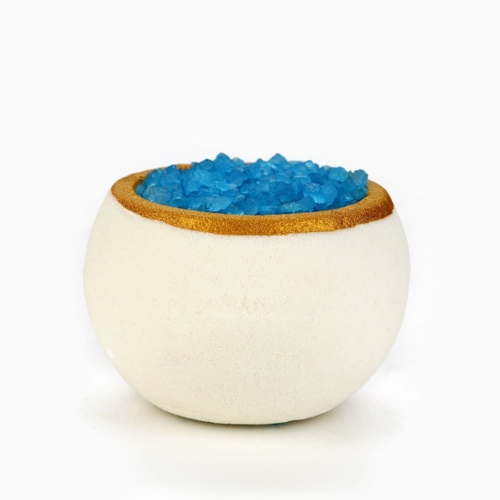 Бомбочка для ванны с морской солью «Природная свежесть», 120 г, аромат свежести, URAL LAB Бомбочка для ванны с морской солью «Природная свежесть», 120 г, аромат свежести, URAL LAB