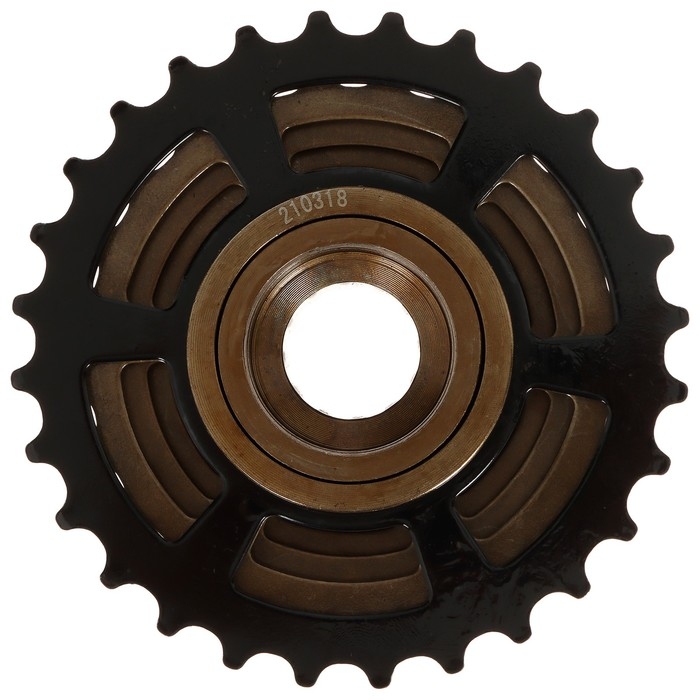 Трещотка ATA, 7 скоростей, 14-28T, цвет чёрно-коричневый Трещотка ATA, 7 скоростей, 14-28T, цвет чёрно-коричневый