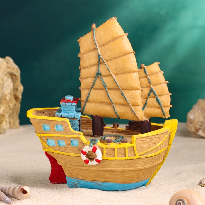 Корабль сувенирный  Корабль сувенирный "Парусник" 15*17*9см