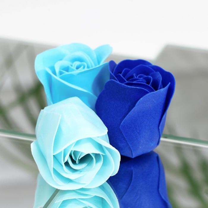 Мыльные розочки, цветные оттенки, набор 18 шт. Мыльные розочки, цветные оттенки, набор 18 шт.