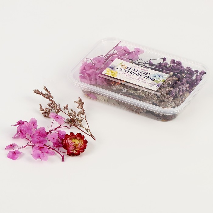Набор сухоцветов «Сиреневая дымка» Набор сухоцветов «Сиреневая дымка»