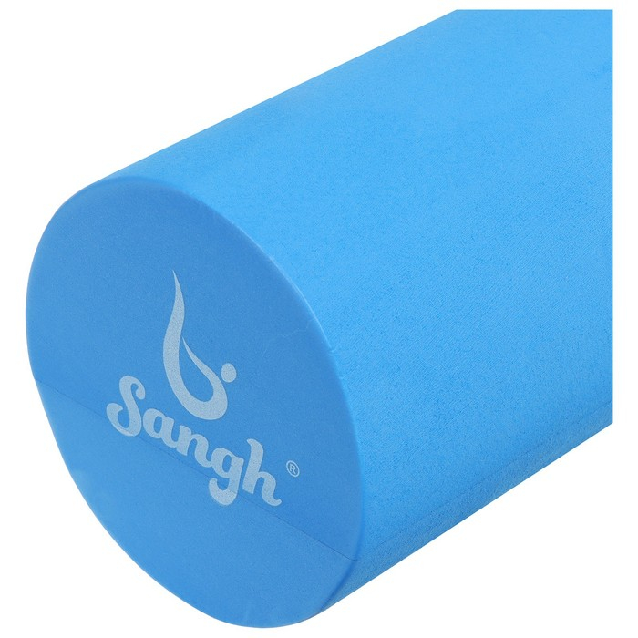 Ролик массажный Sangh, 45х15 см, цвет синий Ролик массажный Sangh, 45х15 см, цвет синий