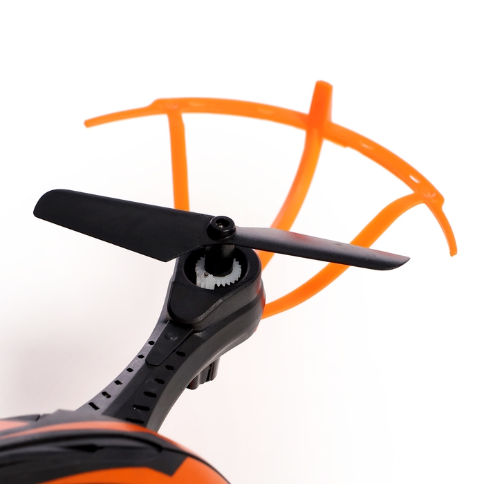 Квадрокоптер LH-X15WF, камера, передача изображения на смартфон, Wi-FI, цвет чёрно-оранжевый Квадрокоптер LH-X15WF, камера, передача изображения на смартфон, Wi-FI, цвет чёрно-оранжевый