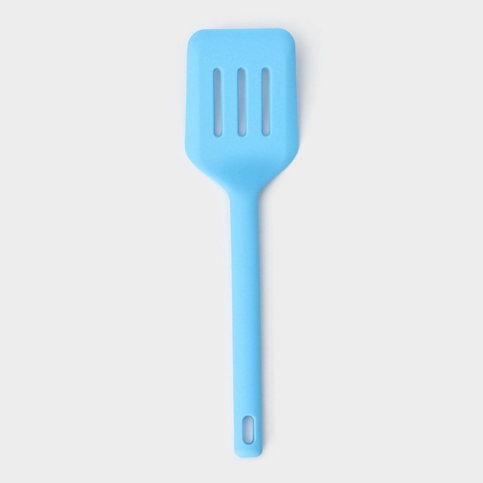 Лопатка с прорезями Доляна «Люкс», 29,5×8×3 см, цвет голубой Лопатка с прорезями Доляна «Люкс», 29,5×8×3 см, цвет голубой