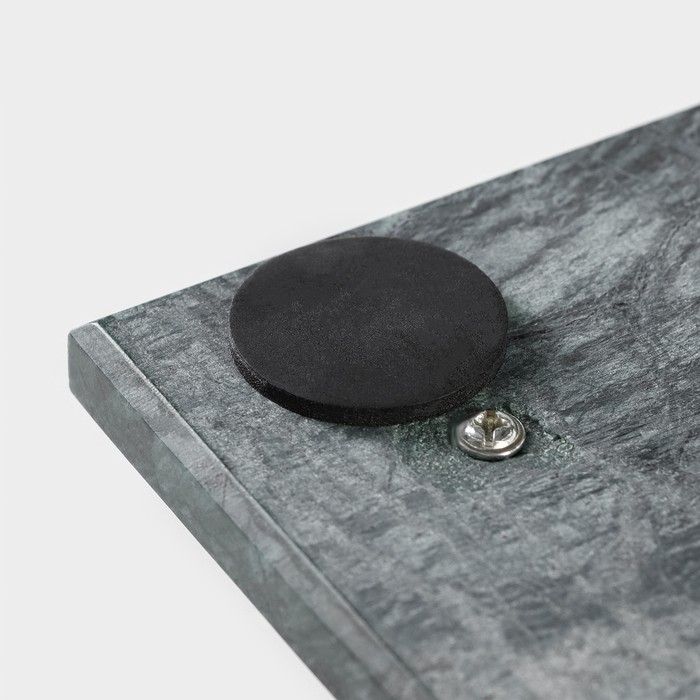 Поднос из мрамора Magistro Marble, 37,5×17,5 см, цвет изумрудный Поднос из мрамора Magistro Marble, 37,5×17,5 см, цвет изумрудный