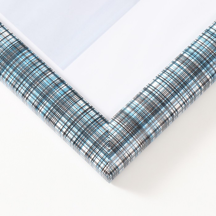 Фоторамка МДФ 30х40 см Фоторамка МДФ 30х40 см "Шотландская клетка на тёмно-коричневом" 1,5х33х43 см