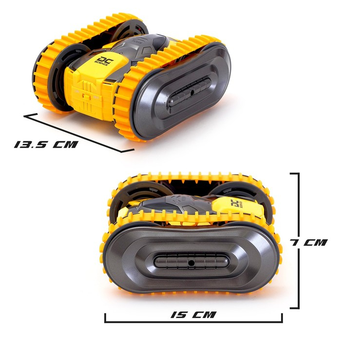 Машина-перевёртыш радиоуправляемая «Атом», работает от батареек Машина-перевёртыш радиоуправляемая «Атом», работает от батареек