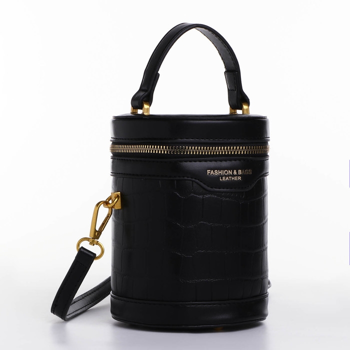 Кросс-боди на молнии, цвет чёрный Кросс-боди на молнии, цвет чёрный