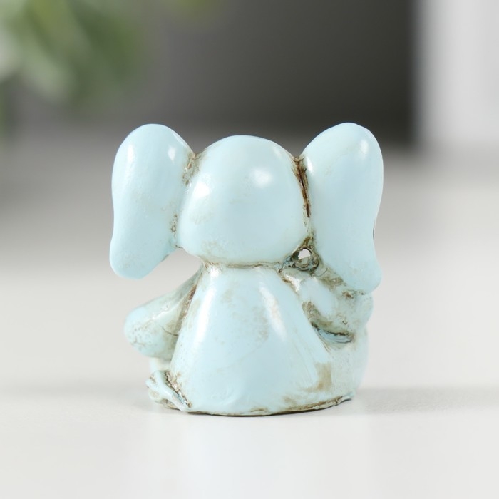 Сувенир полистоун Сувенир полистоун "Сидящий слонёнок" 2х3,2х3 см