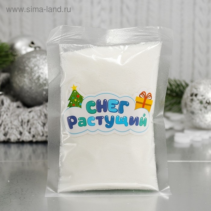 Снег растущий «Волшебный», 100 г Снег растущий «Волшебный», 100 г