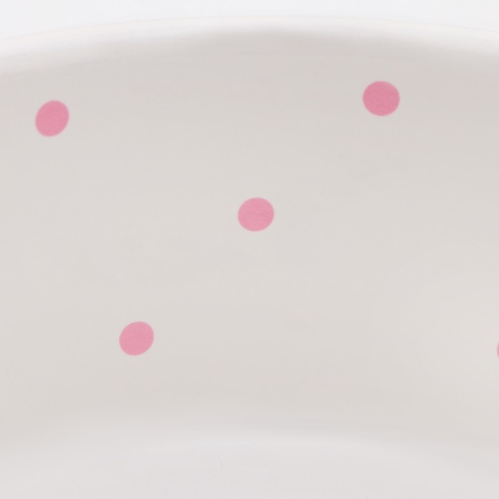 Миска керамическая  Миска керамическая "Princess" 400 мл  13 х 5,5 см, розовая