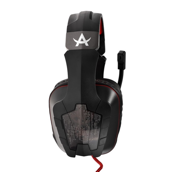 Наушники Qumo Arsenal, игровые, микрофон, USB, 2м, подсветка, чёрные Наушники Qumo Arsenal, игровые, микрофон, USB, 2м, подсветка, чёрные