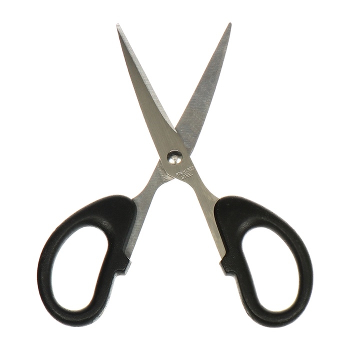 Ножницы канцелярские 13,5см Офис пластиковые ручки, европодвес Ножницы канцелярские 13,5см Офис пластиковые ручки, европодвес