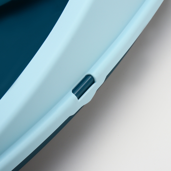 Туалет с бортом 46 х 35 х 18 см, голубой Туалет с бортом 46 х 35 х 18 см, голубой