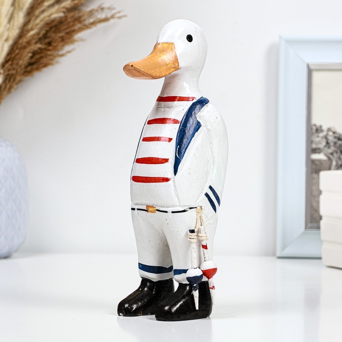 Фигура Фигура "Гусь моряк" 8х6,5х22см