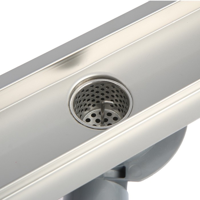 Трап линейный AFLORN AF20107-80, 800х70 мм, c флaнцeм своб. вращения 360°, нерж. сталь Трап линейный AFLORN AF20107-80, 800х70 мм, c флaнцeм своб. вращения 360°, нерж. сталь