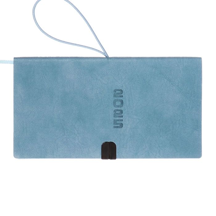 Еженедельник датир 2025г 175х95мм мягк обл иск кож 64л ESCALADA, бл тис, бл 70 г/м²,синий Еженедельник датир 2025г 175х95мм мягк обл иск кож 64л ESCALADA, бл тис, бл 70 г/м²,синий