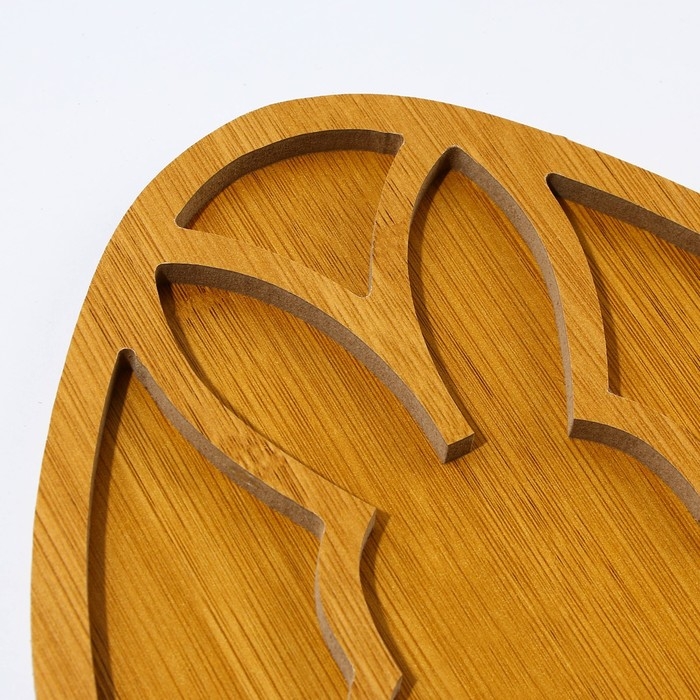 Менажница деревянная «Кролик», 30 х 24 см