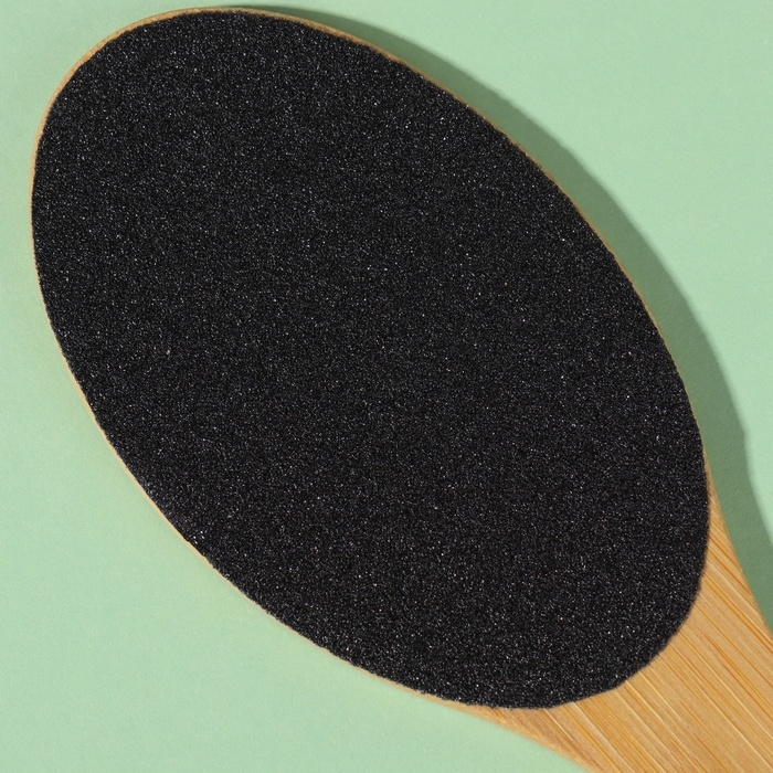 Пилка для ног «BAMBOO», наждачная, двусторонняя, с подвесом, 21 см, бамбуковая Пилка для ног «BAMBOO», наждачная, двусторонняя, с подвесом, 21 см, бамбуковая