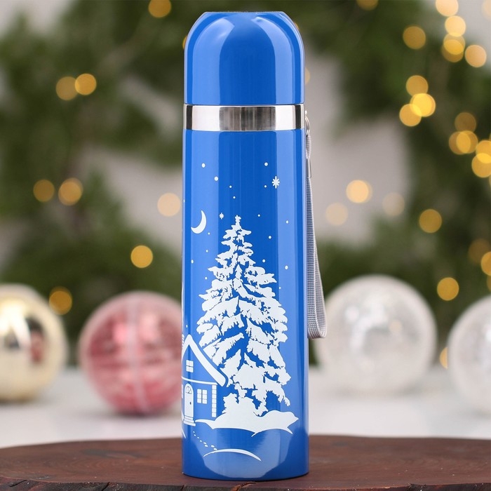 Новый год! Термос новогодний «Зимняя сказка», 500 мл Новый год! Термос новогодний «Зимняя сказка», 500 мл
