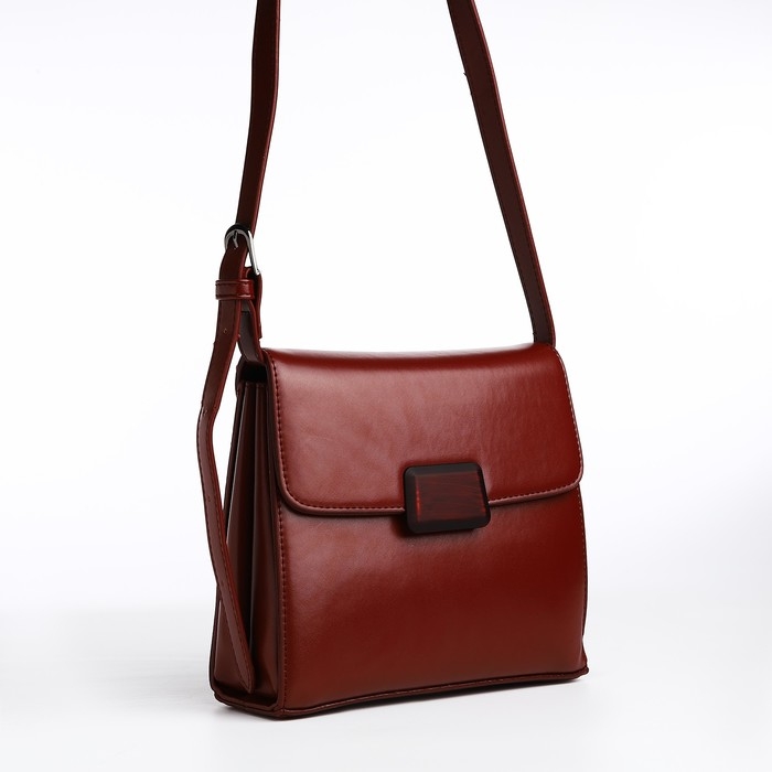 Сумка-мессенджер на магните, цвет тёмно-коричневый Сумка-мессенджер на магните, цвет тёмно-коричневый