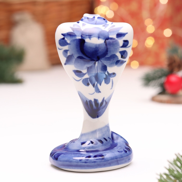 Сувенир Сувенир "Змея", №18, гжель, 7 см