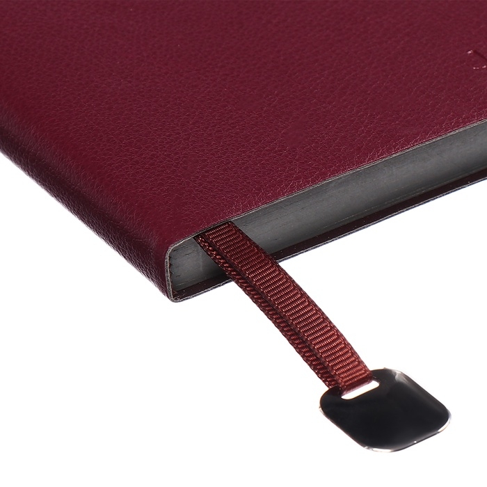 Ежедневник недатированный, формат А6+,116 листов, клетка, ЛАЙТ Бордовый, тониров. срез Ежедневник недатированный, формат А6+,116 листов, клетка, ЛАЙТ Бордовый, тониров. срез