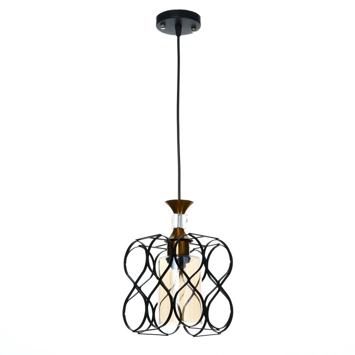 Светильник BayerLux Светильник BayerLux "Инфинити" E27 40Вт черный 15,5х15,5х18-118 см