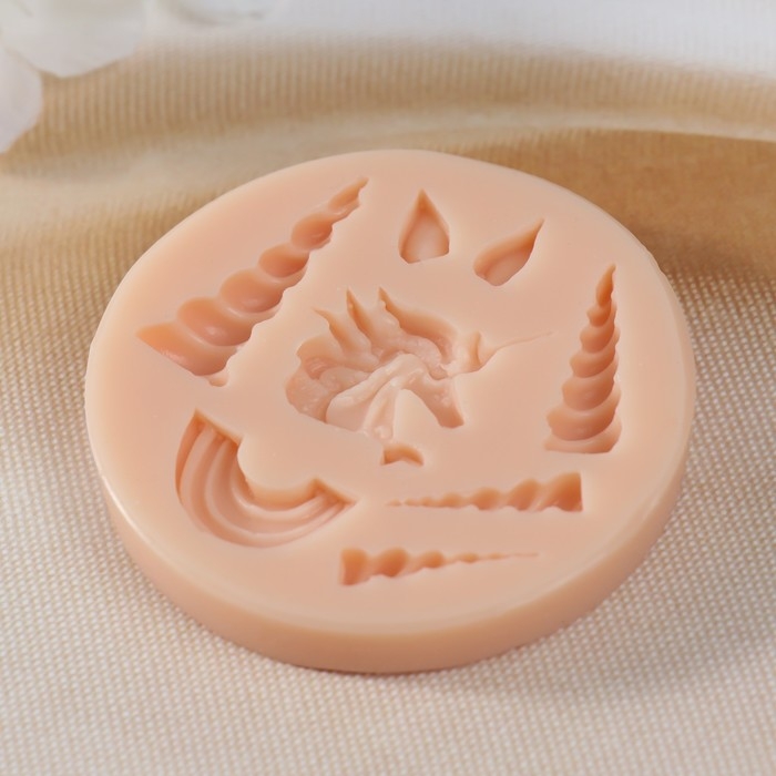 Молд силикон Молд силикон "Единорог" 2х2,5х0,4 3,2х1,1х0,4 2,5х0,8х0,4 2х0,5х0,4 1х0,4х0,4 2х1,