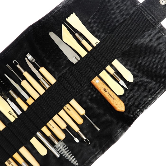 Набор инстр для лепки и модел BRAUBERG ART CLASSIC 30 шт в скрутке Набор инстр для лепки и модел BRAUBERG ART CLASSIC 30 шт в скрутке