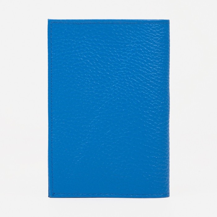 Обложка для паспорта, цвет синий Обложка для паспорта, цвет синий