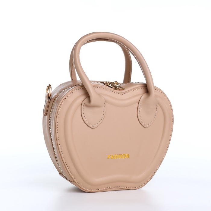 Сумка женская кросс-боди на молнии, цвет бежевый Сумка женская кросс-боди на молнии, цвет бежевый