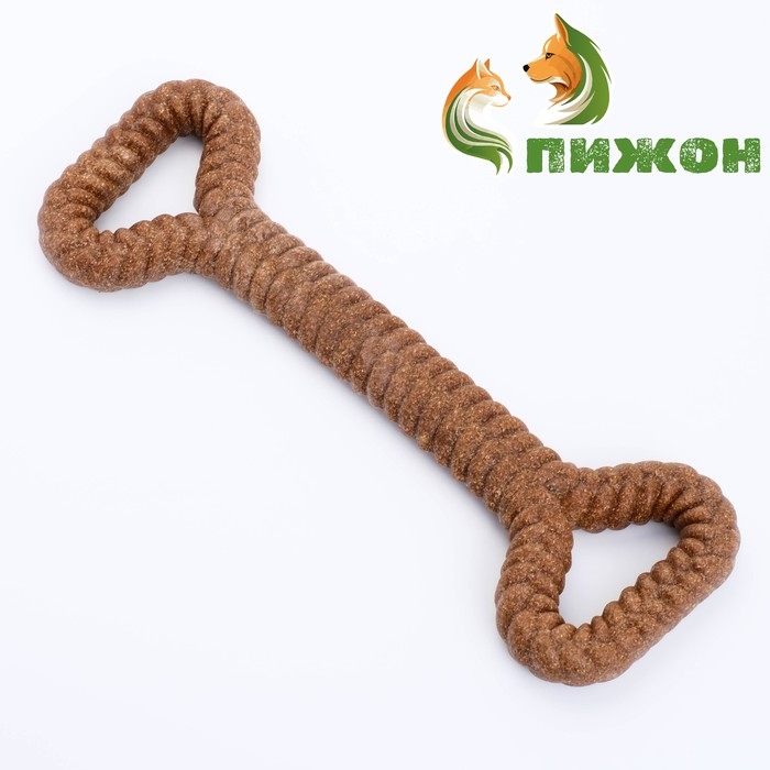 Игрушка для собак Игрушка для собак "Большая кость", TPR+Бамбук, массажная,32 х 11
