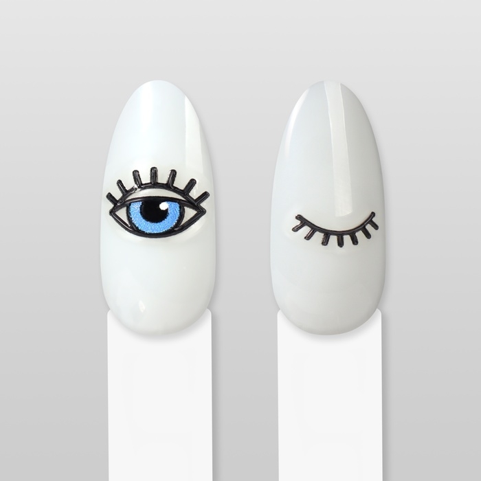 Наклейки для ногтей «Взгляд», объёмные, разноцветные Наклейки для ногтей «Взгляд», объёмные, разноцветные