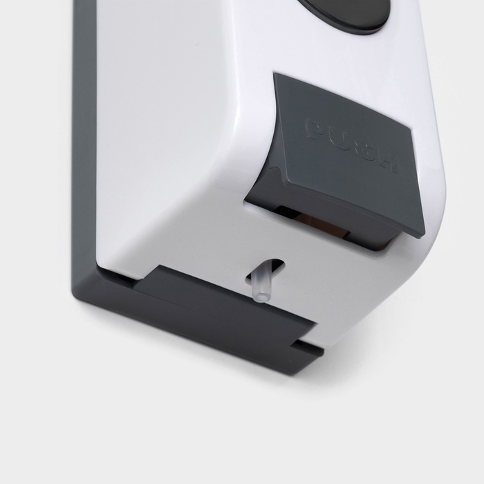 Диспенсер для мыла и антисептика SAVANNA, механический, 350 мл, пластик, белый Диспенсер для мыла и антисептика SAVANNA, механический, 350 мл, пластик, белый