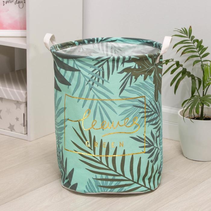 Корзина бельевая текстильная «Джунгли», 35×45 см Корзина бельевая текстильная «Джунгли», 35×45 см