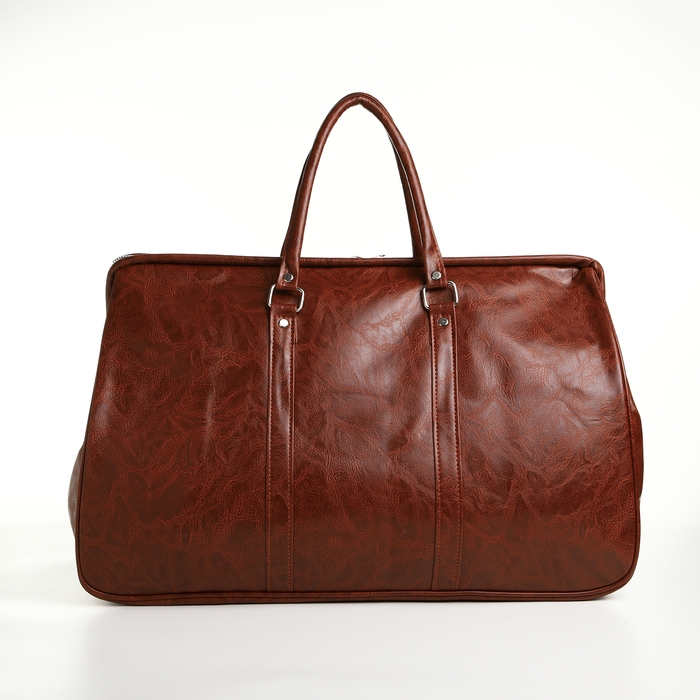 Сумка дорожная на молнии, цвет коричневый Сумка дорожная на молнии, цвет коричневый